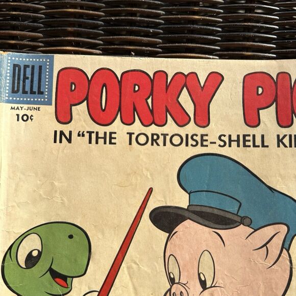 Porky Pig‎ No. 52 VG Dell Comics 1957 The Tortoise Shell King - Picture 2 of 8